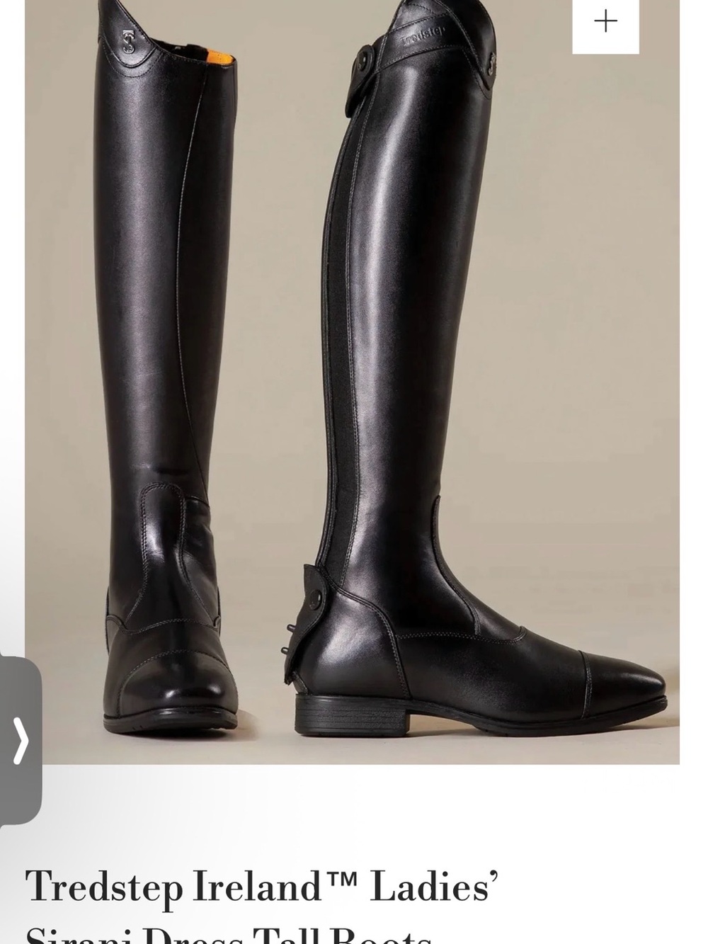 Tredstep Ireland Ladies' Over-the-Knee Dress Riding Boots - Black